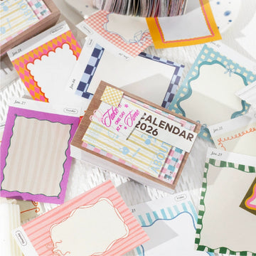 A Daily One-page Note Calendar