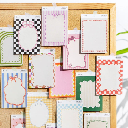 A Daily One-page Note Calendar