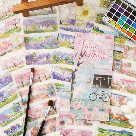Four Seasons Appreciation Sticker Book 20pcs
