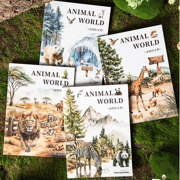 Animal World Series – Forest Scene Sticker Book