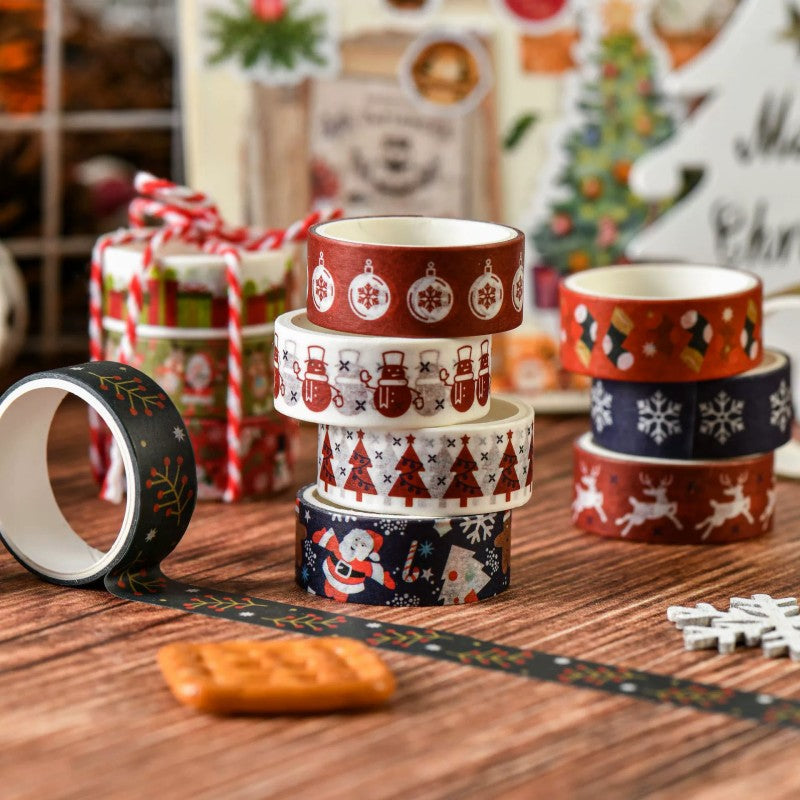 Christmas Sticker Tape 6Pcs