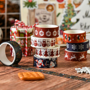 Christmas Sticker Tape 6Pcs