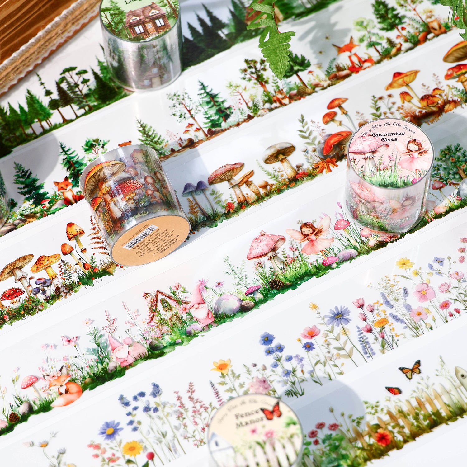 Forest Fairytale Series Animal-Themed PET Tape