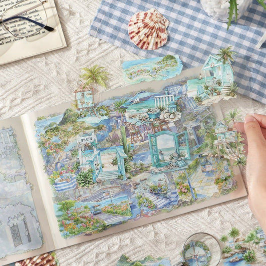 Four Seasons Scenery Sticker Book