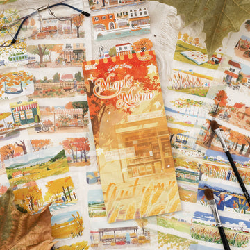 Four Seasons Appreciation Sticker Book 20pcs