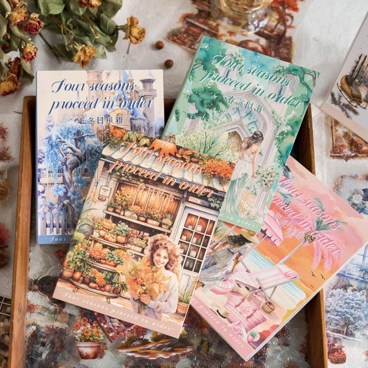Four Seasons Journey Series – Travel-Themed Sticker Book