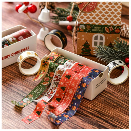 Christmas Sticker Tape 6Pcs