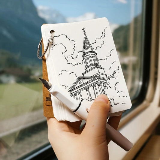 A Ring Buckle Sketching And Coloring Book