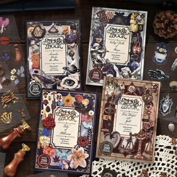 Antique Items Reference Series Sticker Book
