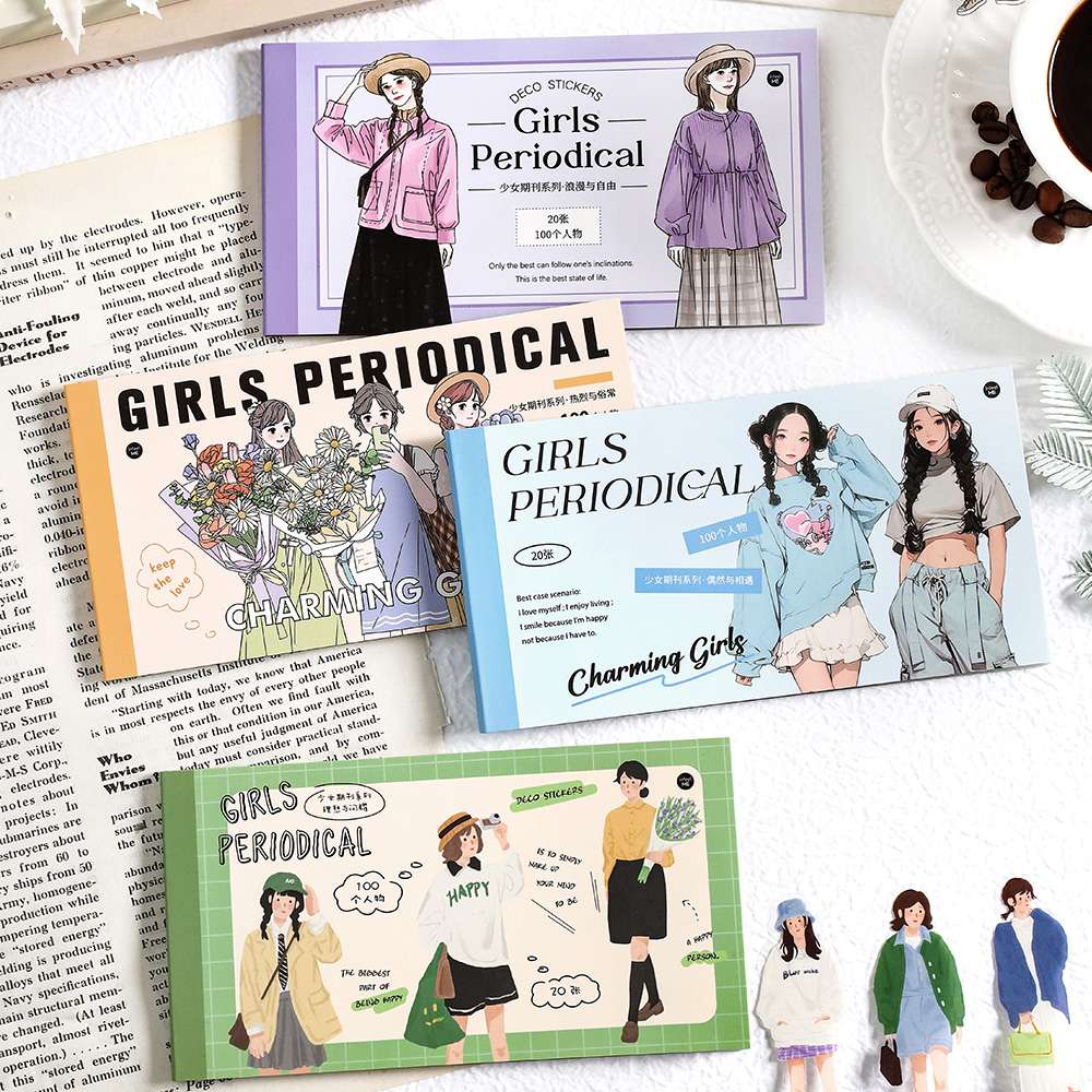 Girls Series Character Sticker Book