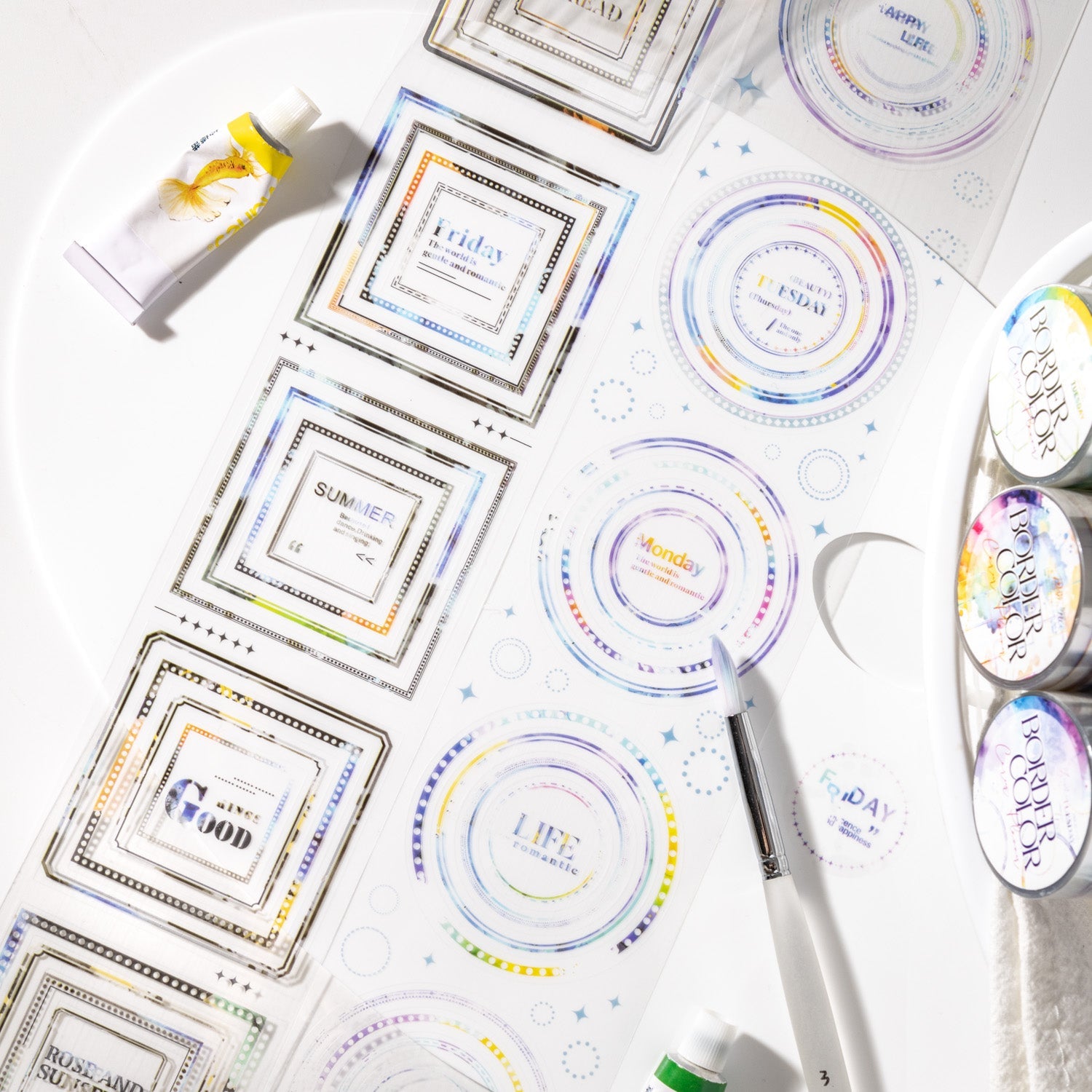 The Color of The Border Tape