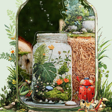 World In A Bottle Sticker 15pcs