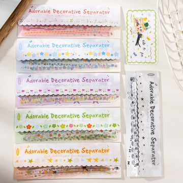 Cute And Fun Dividing Line Series Pet Stickers Pack