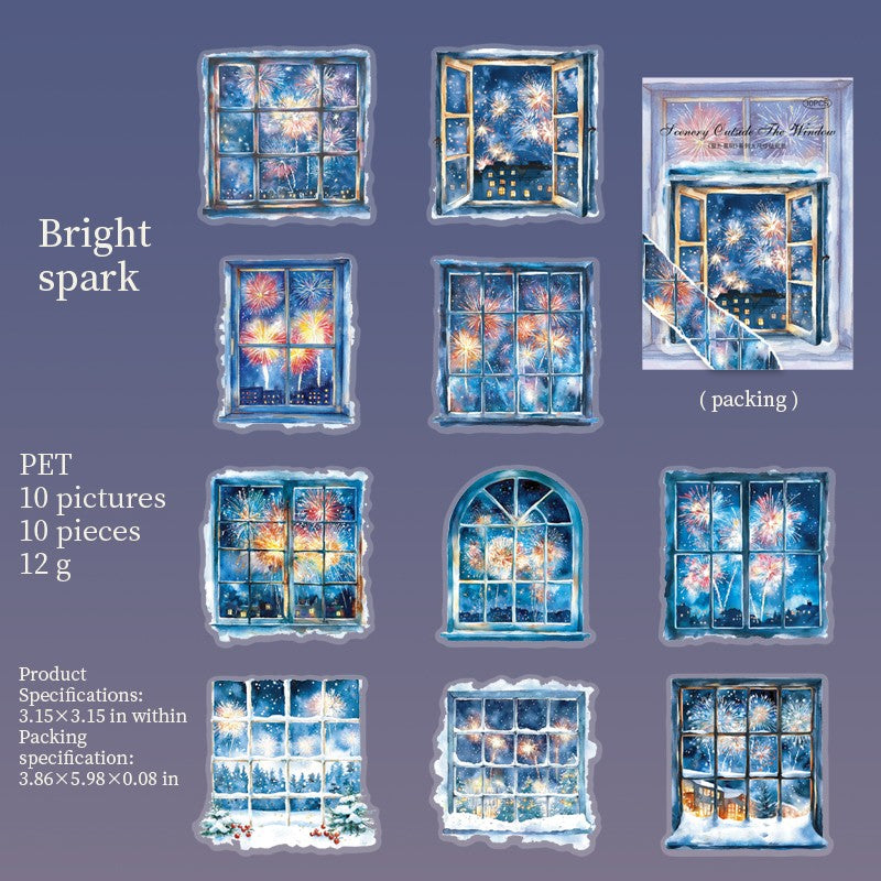 Brightdrop Window Sticker Bright View Outside the Window Series