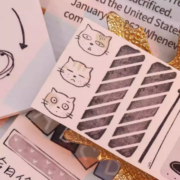 Trivial Daily Life Light Vintage Salt Style Washi PET Tape