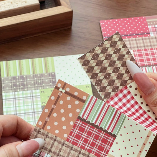 Patchwork Sticky Notes 50pcs