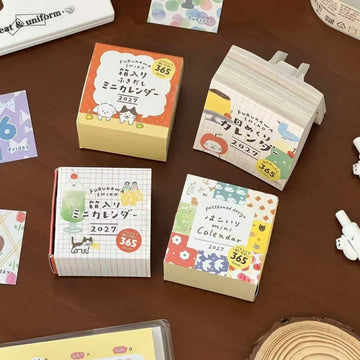 2027 Cute Illustration Mini Calendar