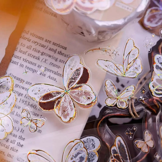 Butterfly Wings Follow The Light Retro Tape