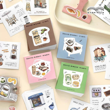 The Soft Moments Series Square Stickers Book