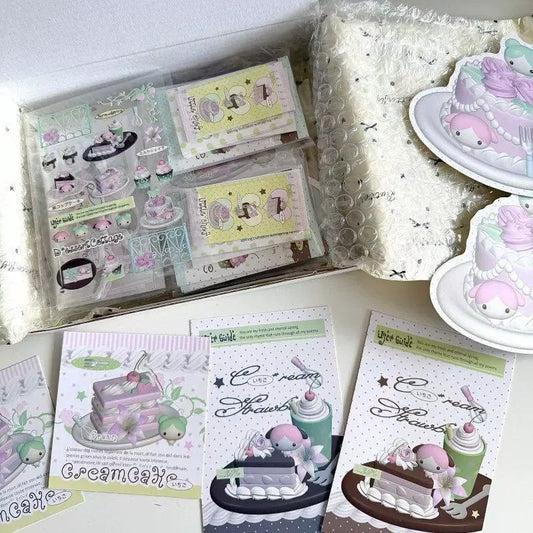Rose Cream Cake Series Material Set