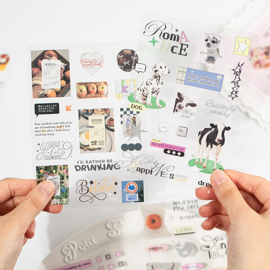 Paper Whispers Series Sticker Book 20Pcs