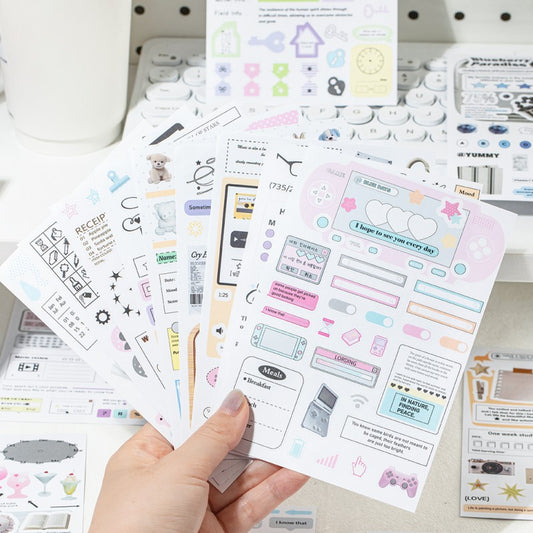 Light Salt Note Series Sticker Book