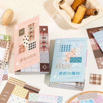 Semi-Sweet Diary Series Patchwork Cut Sticker Book