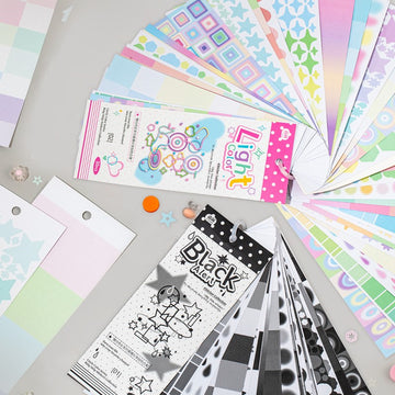 Encircled Colors Series Strip Sticker Book