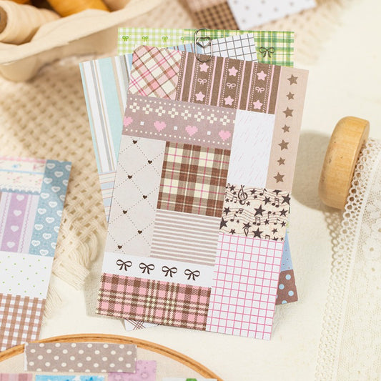 Semi-Sweet Diary Series Patchwork Cut Sticker Book