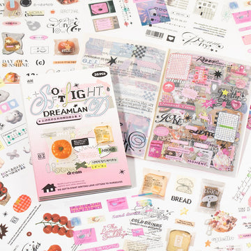 Paper Whispers Series Sticker Book 20Pcs