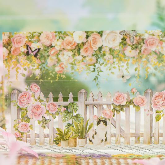 Paper Flower Vine Series Stickers
