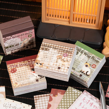 Striped Diary Series Sticker Book