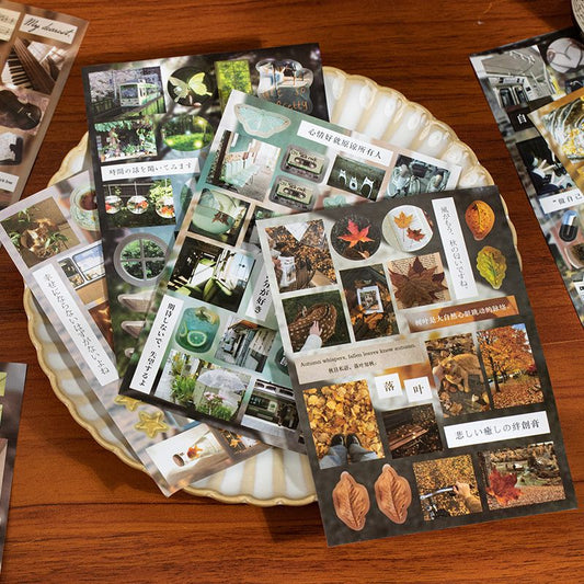 Flowing thoughts and faint dreams Series Sticker Book