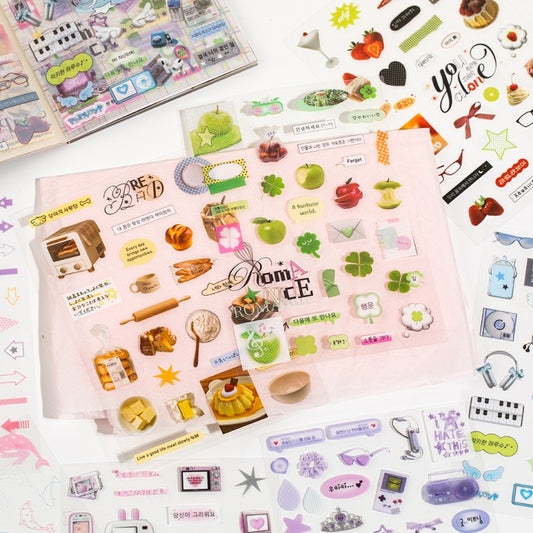 Casual Notes Series Pet Collage Sticker Book