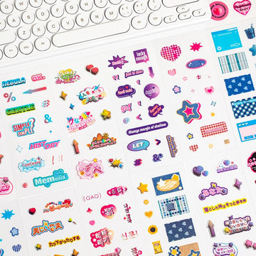 Colorful Candy Series Sticker Book